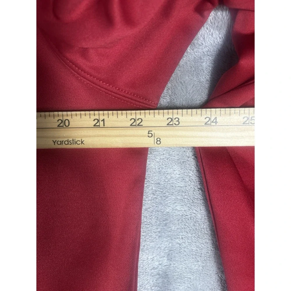 NFL Team Apparel pullover ARIZONA CARDINALS Mens SZ L red 1/4 zip fleece *pic‎